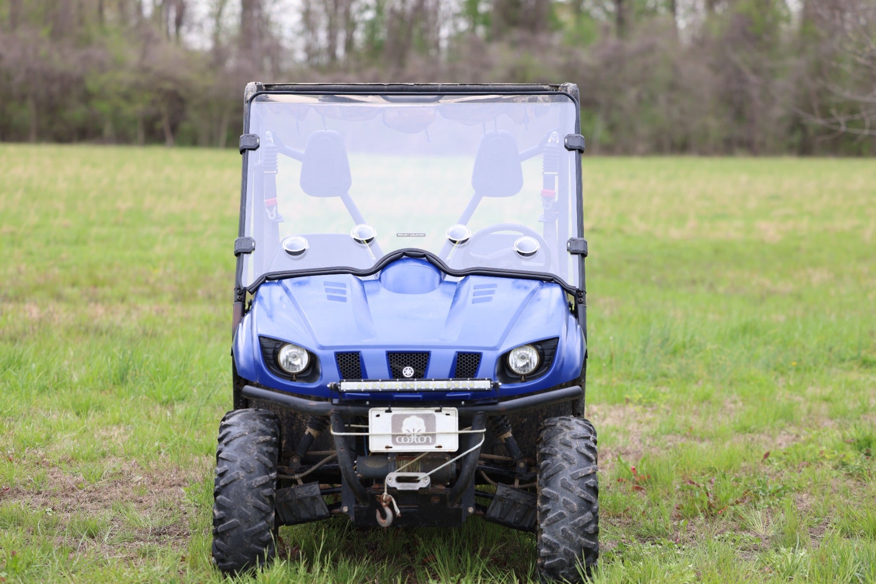Vented Full Windshield | Scratch Resistant | Yamaha Rhino (06-08)