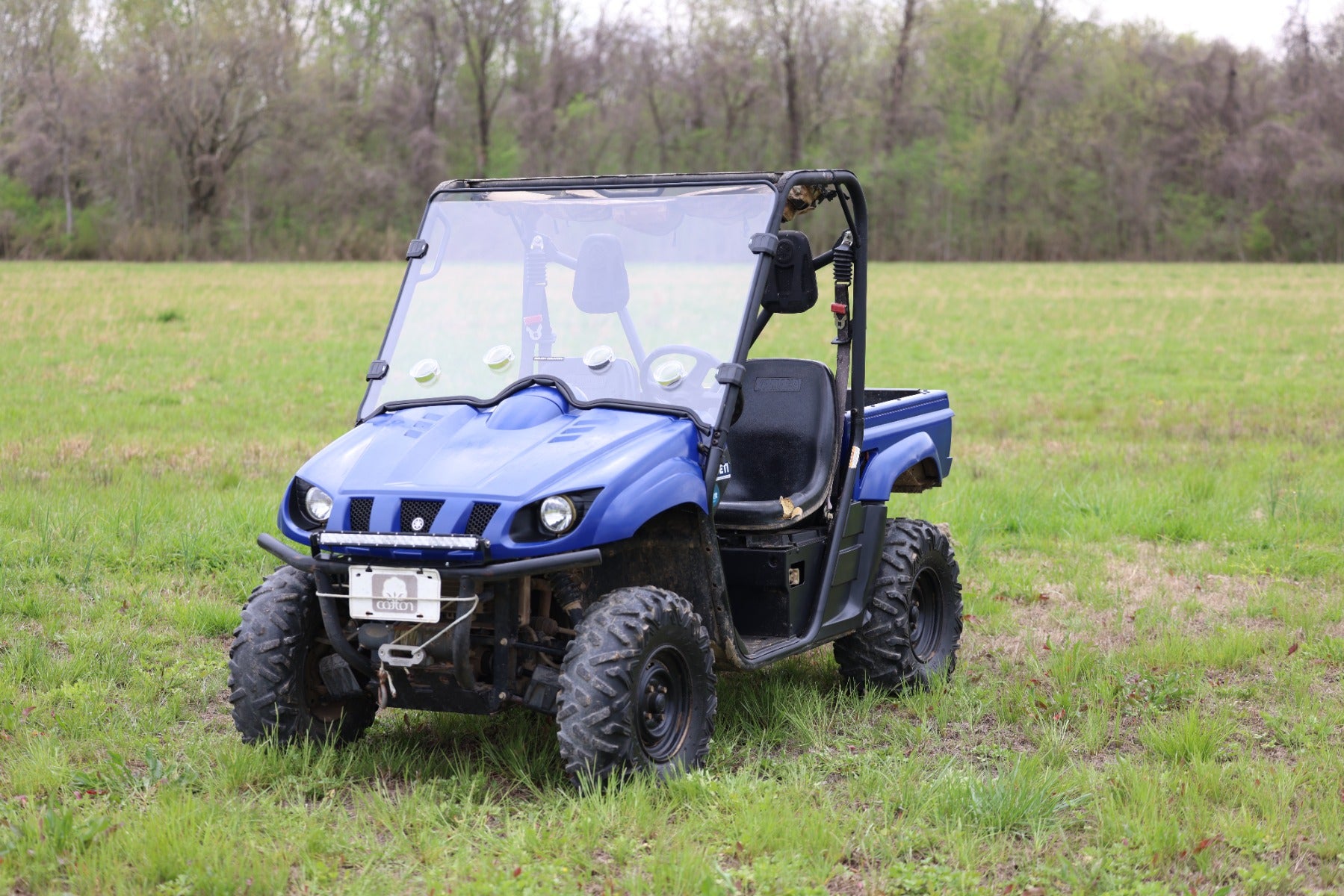 Vented Full Windshield | Scratch Resistant | Yamaha Rhino (06-08)