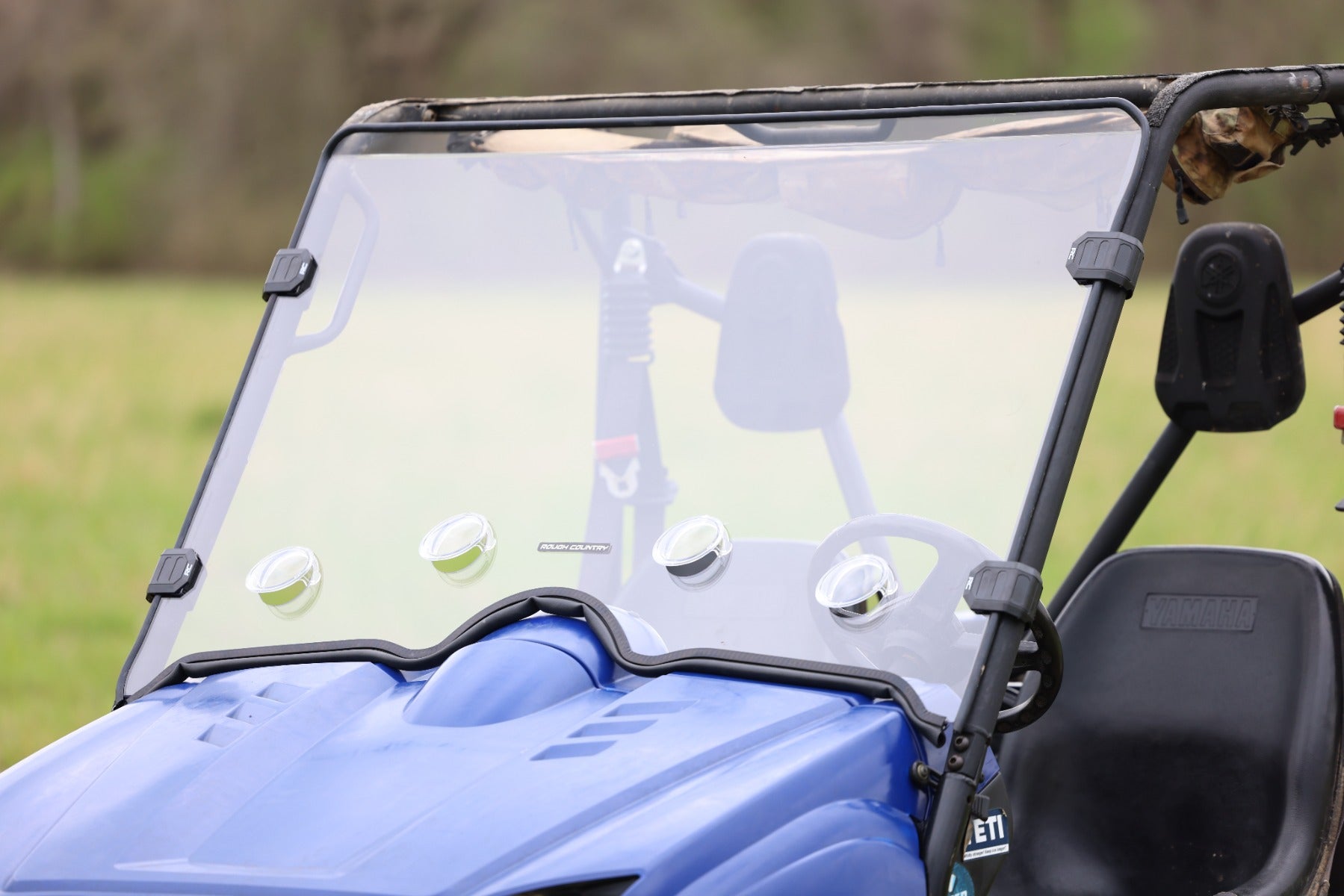 Vented Full Windshield | Scratch Resistant | Yamaha Rhino (06-08)