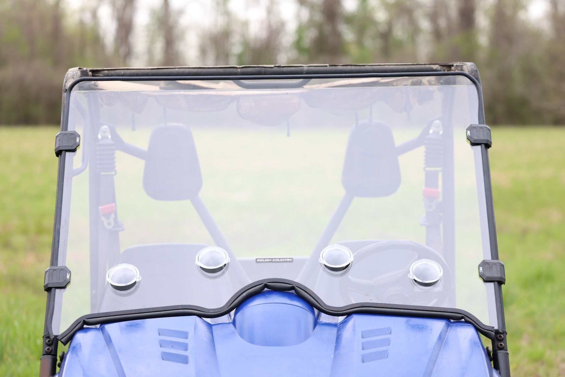 Vented Full Windshield | Scratch Resistant | Yamaha Rhino (06-08)