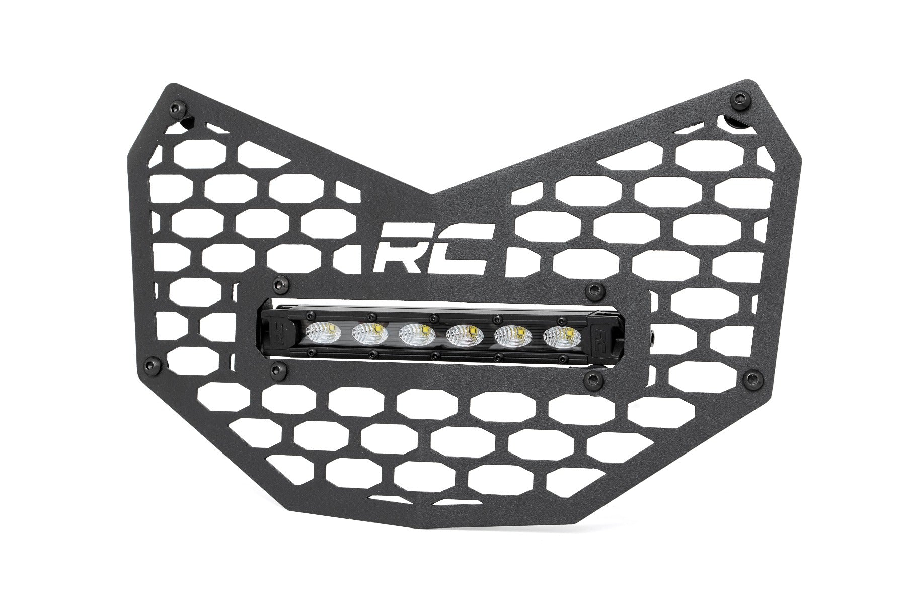 LED Light | Grille Mount | 6" Black Slimline | Can-Am Maverick X3