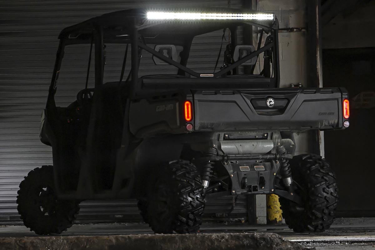 LED Light Kit | Cab Mount | 50" Black Dual Row | Can-Am Defender HD8 (16-21)