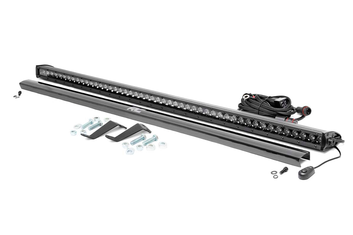 LED Light | Cage Mount | 50" Black Single Row | Honda Pioneer 1000/1000-5