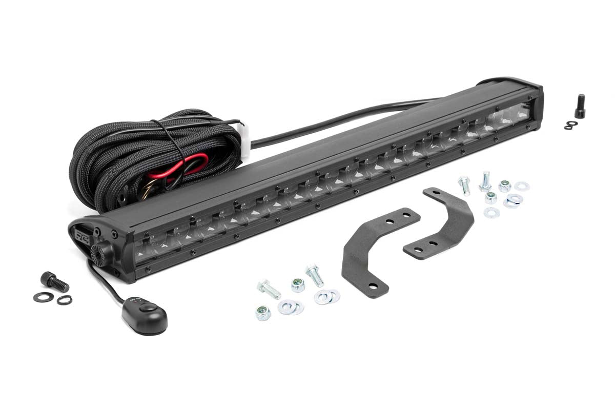 LED Light | Under Bed Mount | 20" Black Single Row
