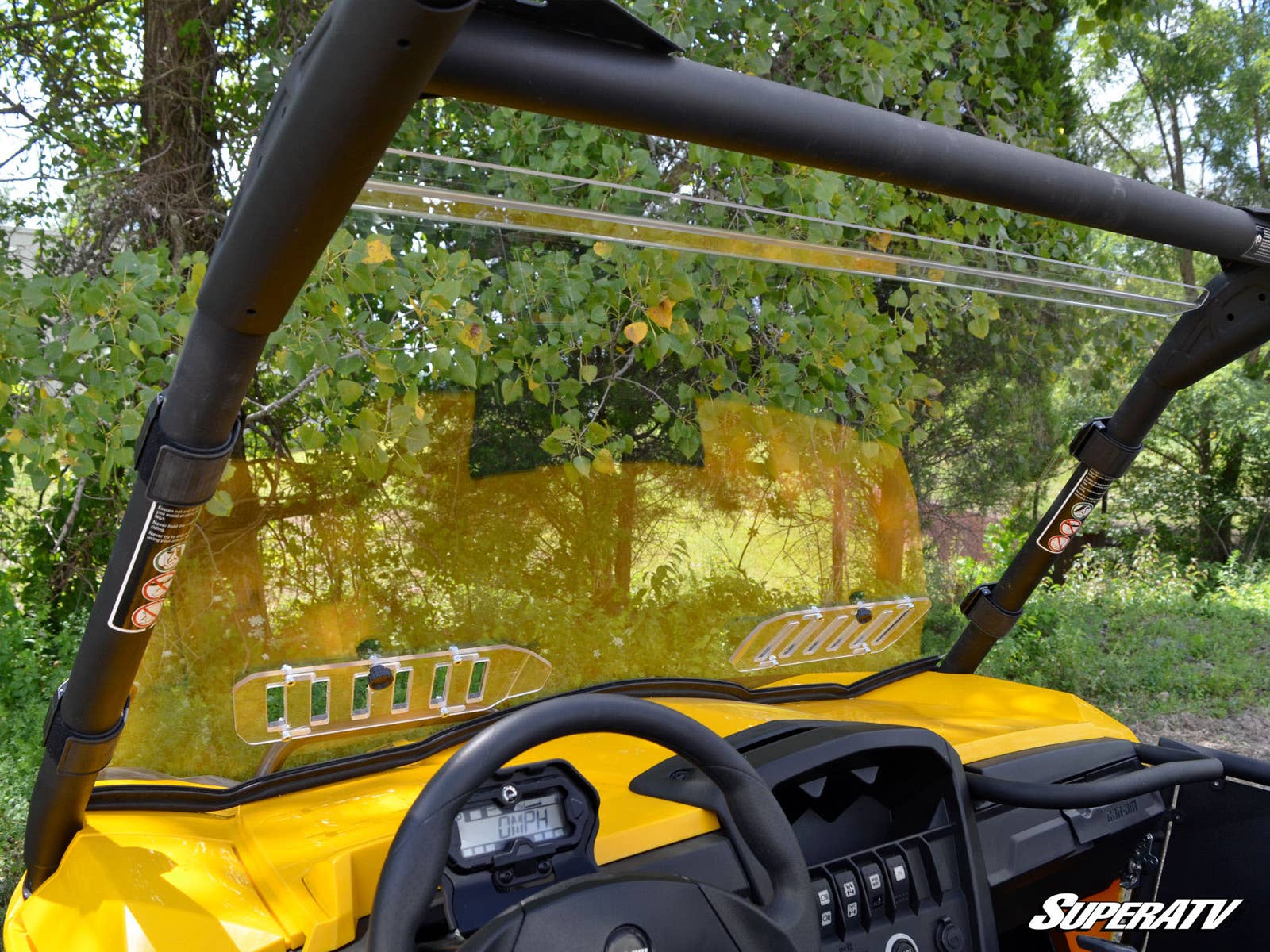 CAN-AM COMMANDER SCRATCH-RESISTANT VENTED FULL WINDSHIELD