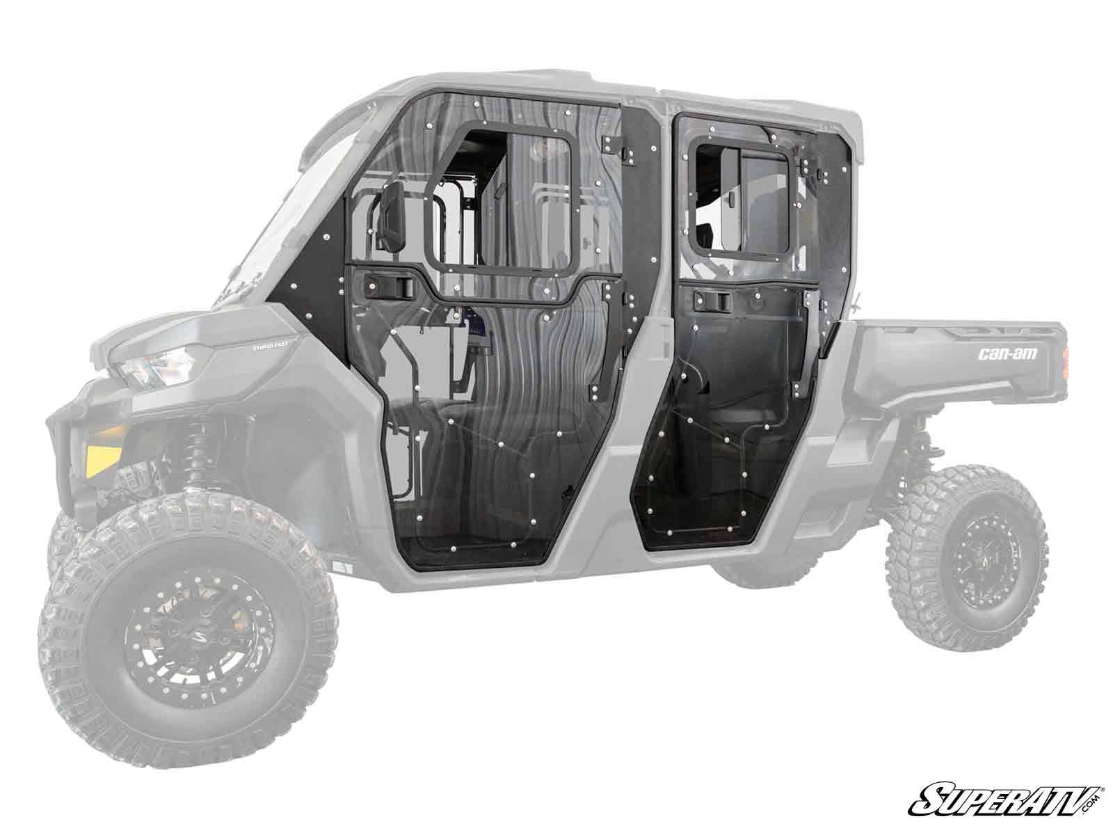 CAN-AM DEFENDER MAX CONVERTIBLE CAB ENCLOSURE DOORS