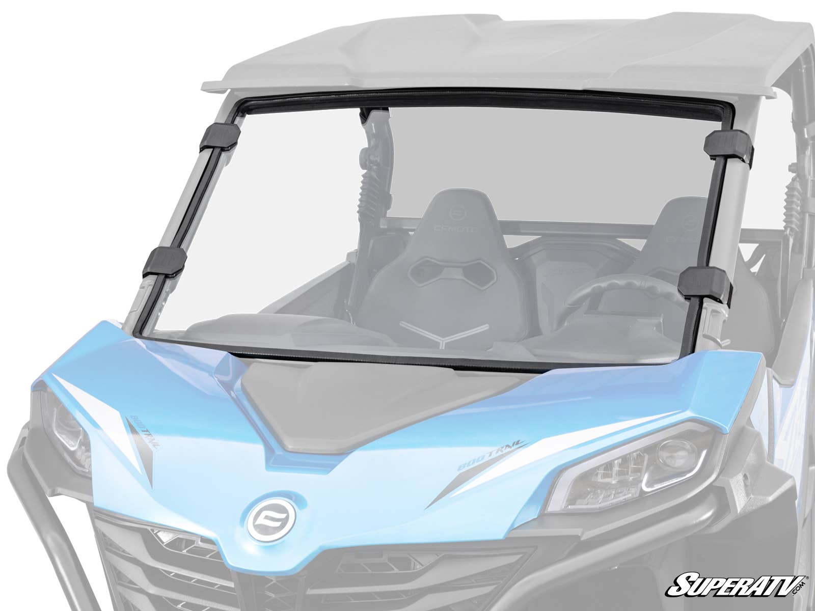 CFMOTO ZFORCE 800 TRAIL SCRATCH RESISTANT FULL WINDSHIELD