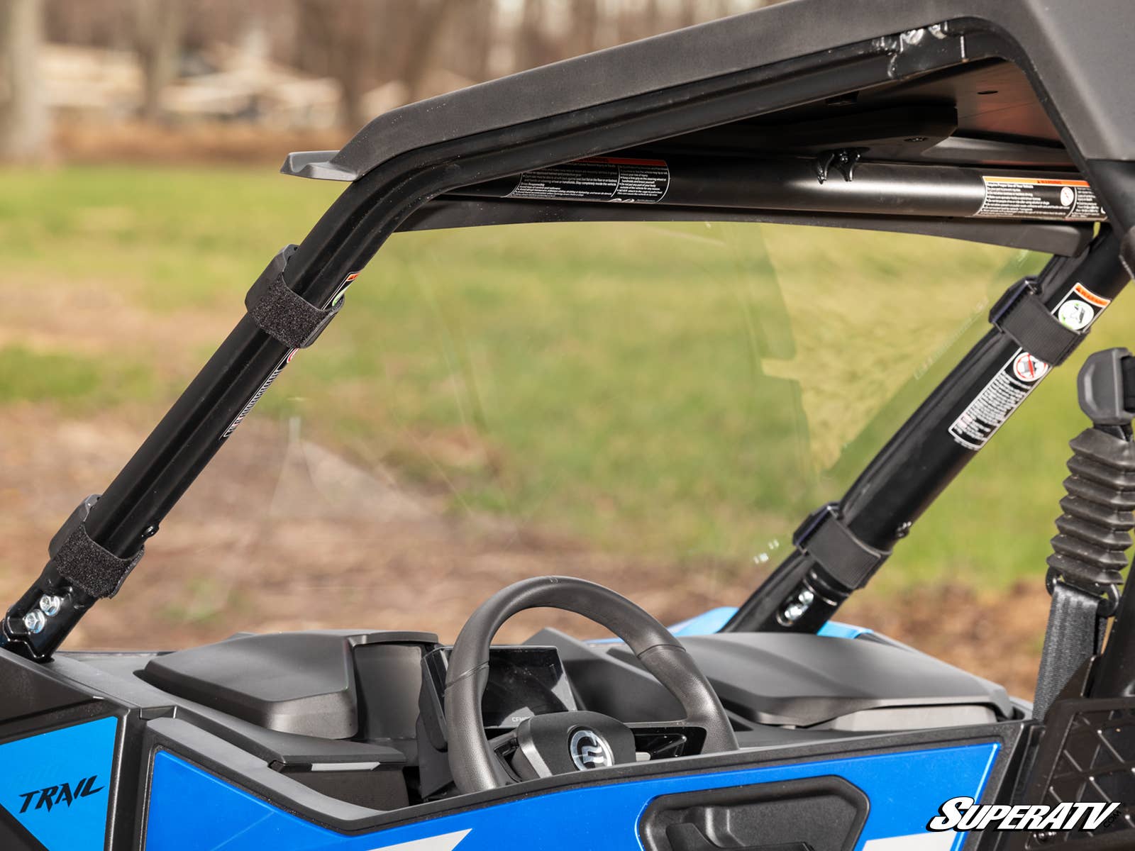 CFMOTO ZFORCE 800 TRAIL SCRATCH RESISTANT FULL WINDSHIELD