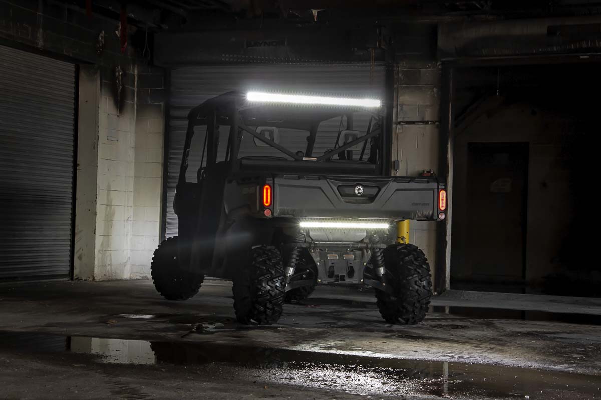 LED Light Kit | Cab Mount | 50" Black Dual Row | Can-Am Defender HD8 (16-21)