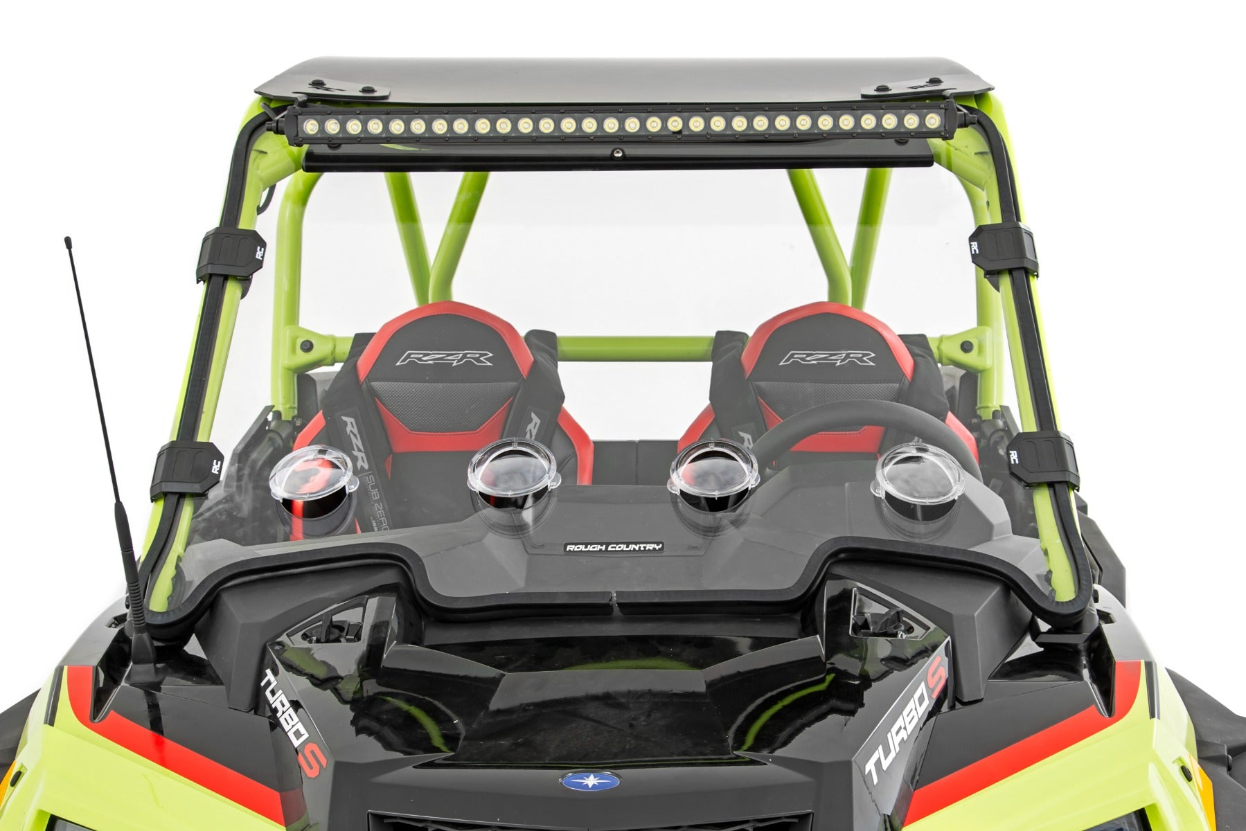 Vented Full Windshield | Scratch Resistant | Polaris RZR Turbo S (21-22)