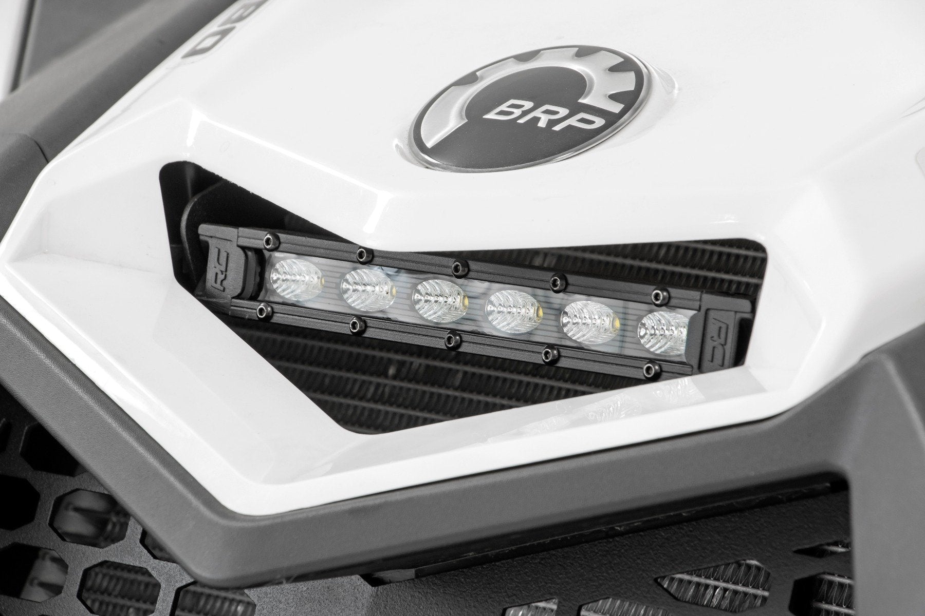 LED Light | Cowl Mount | 6" Black Slimline | Can-Am Maverick X3