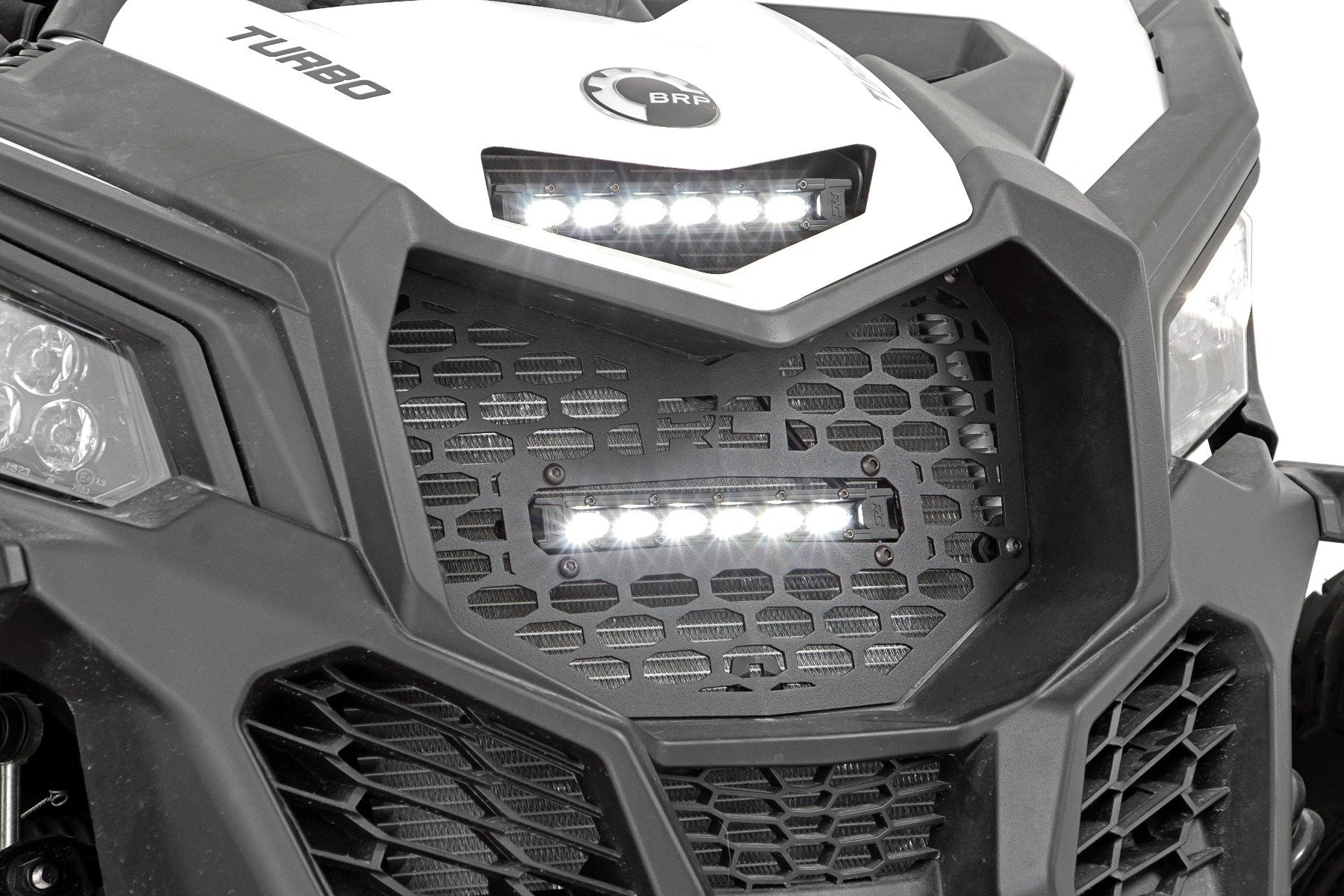 LED Light | Grille Mount | 6" Black Slimline | Can-Am Maverick X3