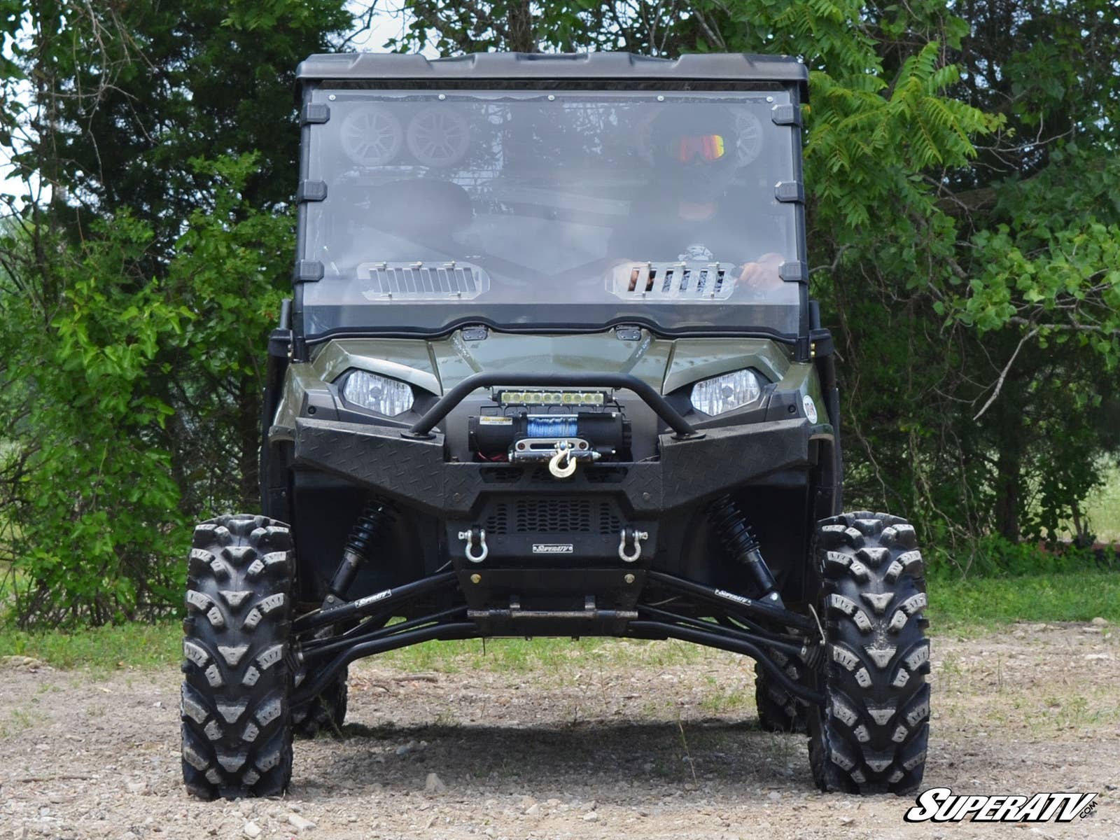POLARIS RANGER FULL-SIZE 570 SCRATCH RESISTANT VENTED FULL WINDSHIELD