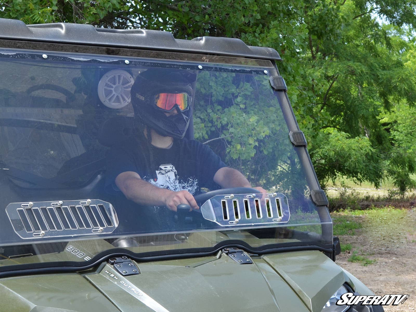 POLARIS RANGER FULL-SIZE 570 SCRATCH RESISTANT VENTED FULL WINDSHIELD