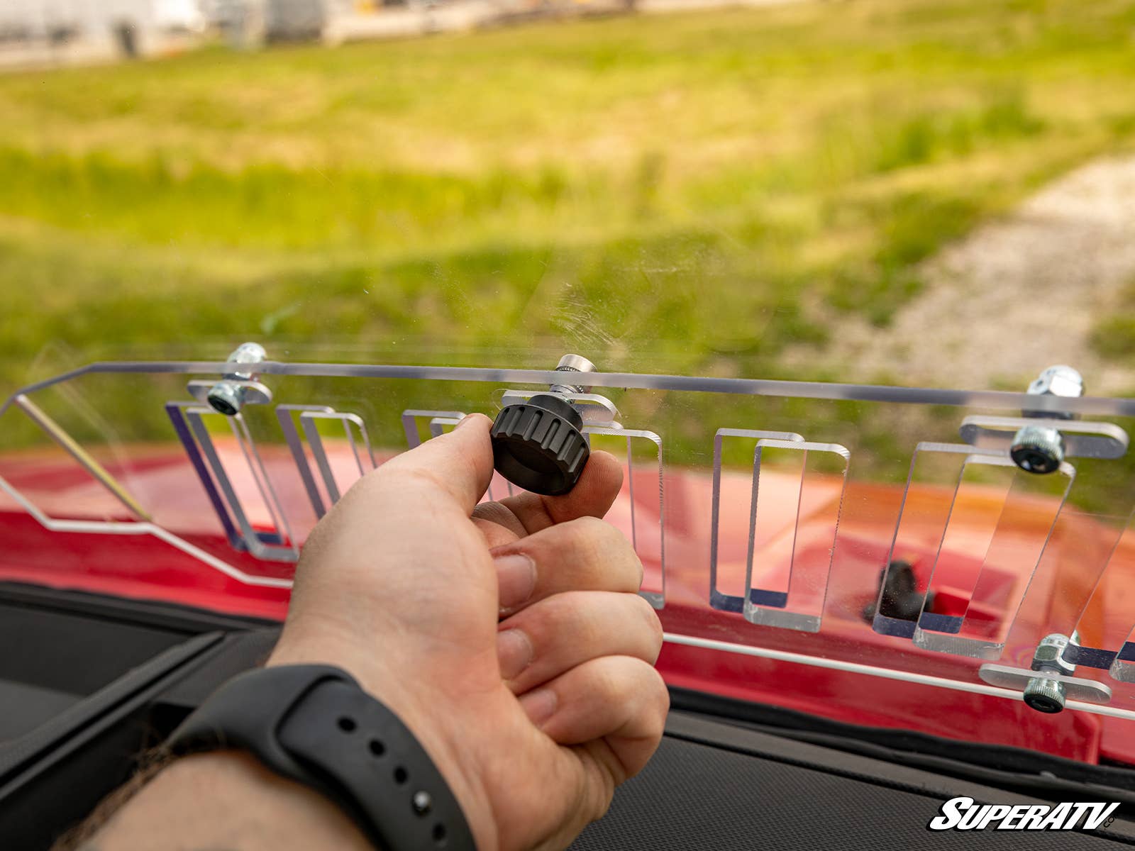 POLARIS RANGER 900 VENTED FULL WINDSHIELD—SCRATCH-RESISTANT