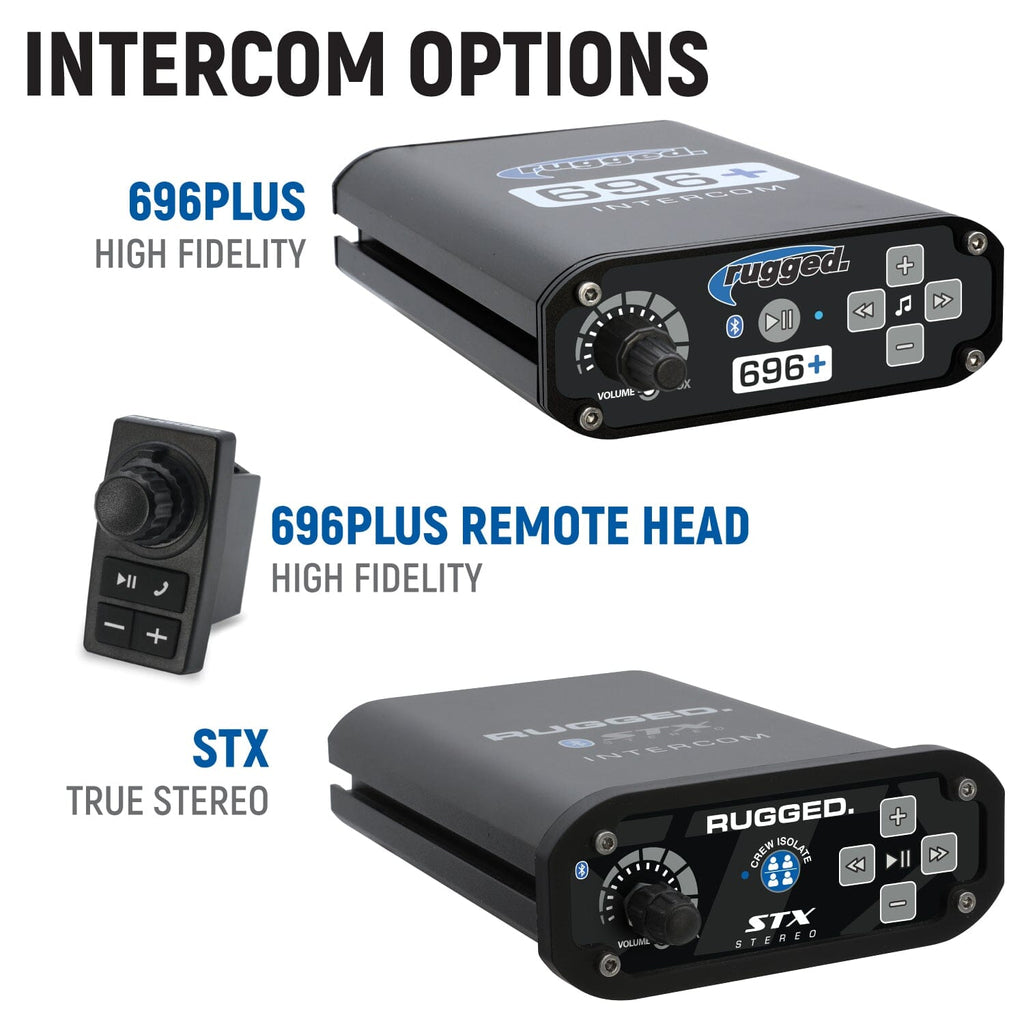 Polaris RZR PRO XP - Turbo R - Pro R - Complete Communication Kit with Intercom and 2-Way Radio