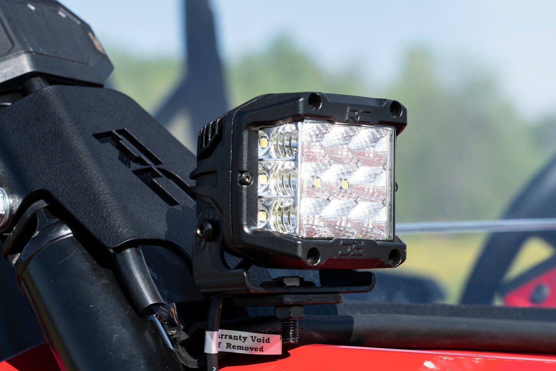 LED Light Kit | Cage Mount | 2" Black Pair | Honda Talon 4WD (19-22)