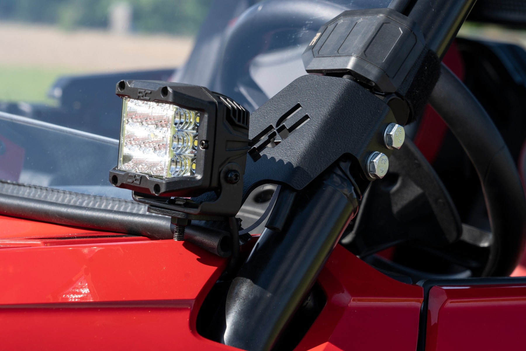 LED Light Kit | Cage Mount | 2" Black Pair | Honda Talon 4WD (19-22)