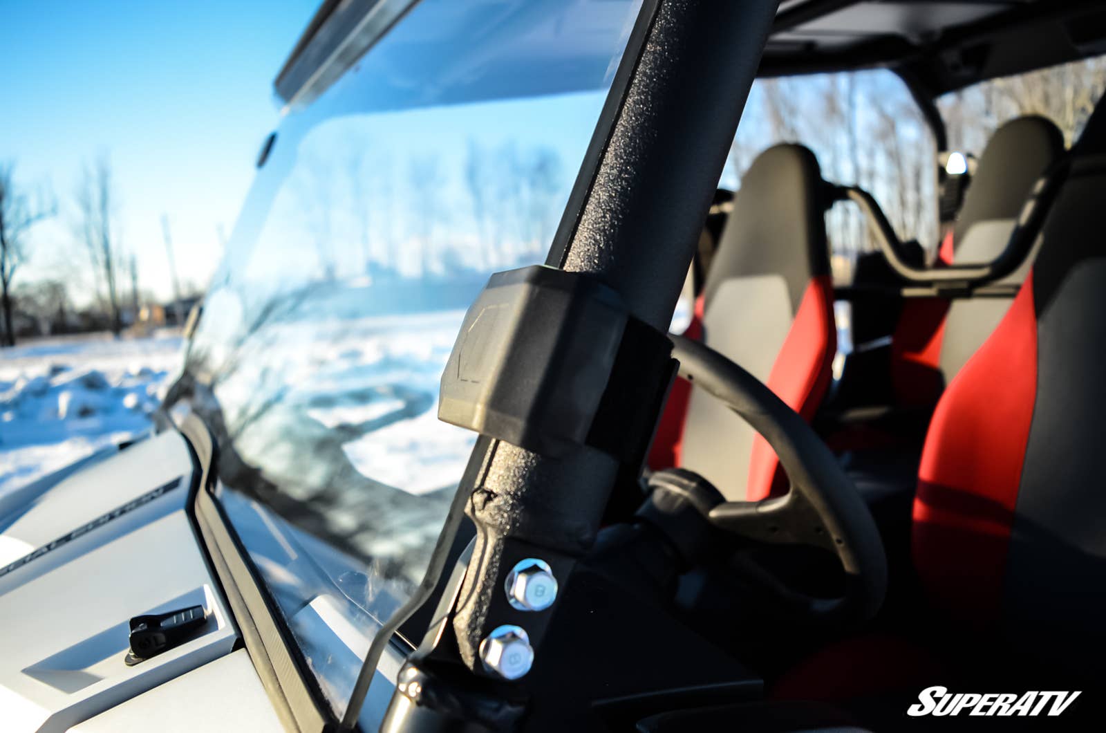 YAMAHA WOLVERINE X4 850 SCRATCH-RESISTANT FULL WINDSHIELD