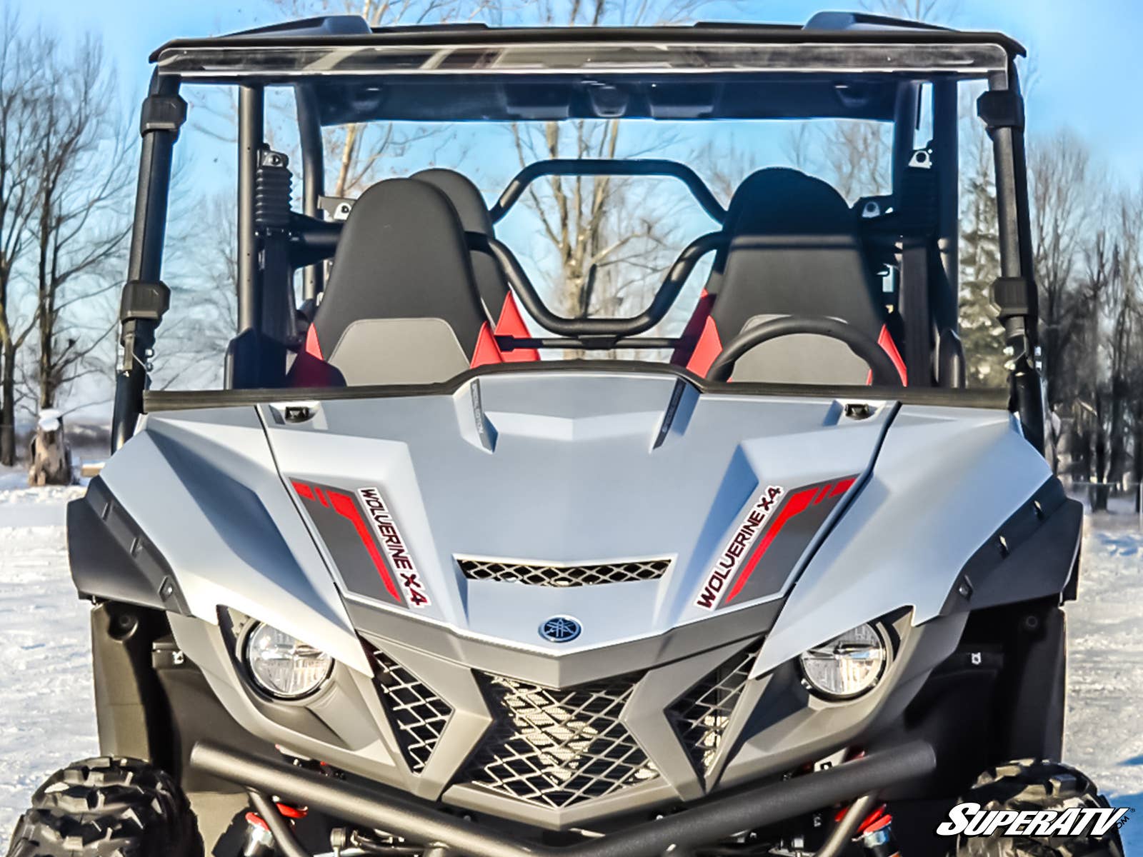 YAMAHA WOLVERINE X2 850 SCRATCH-RESISTANT FULL WINDSHIELD