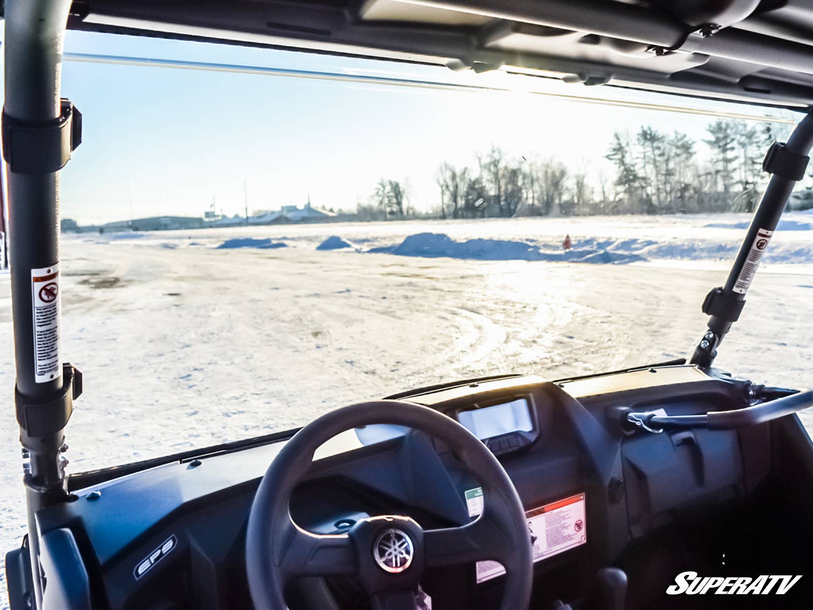 YAMAHA WOLVERINE X2 850 SCRATCH-RESISTANT FULL WINDSHIELD