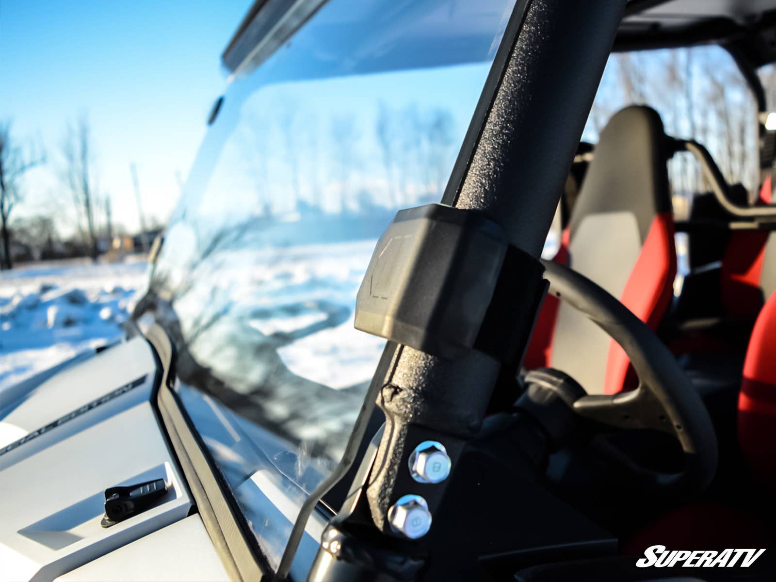 YAMAHA WOLVERINE X2 850 SCRATCH-RESISTANT FULL WINDSHIELD