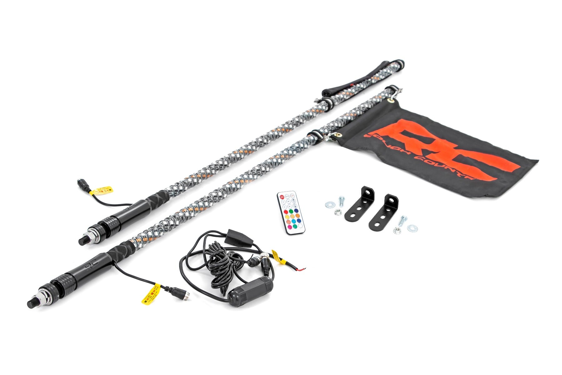 LED Whip Light Kit | Bed Mount | Polaris RZR 170