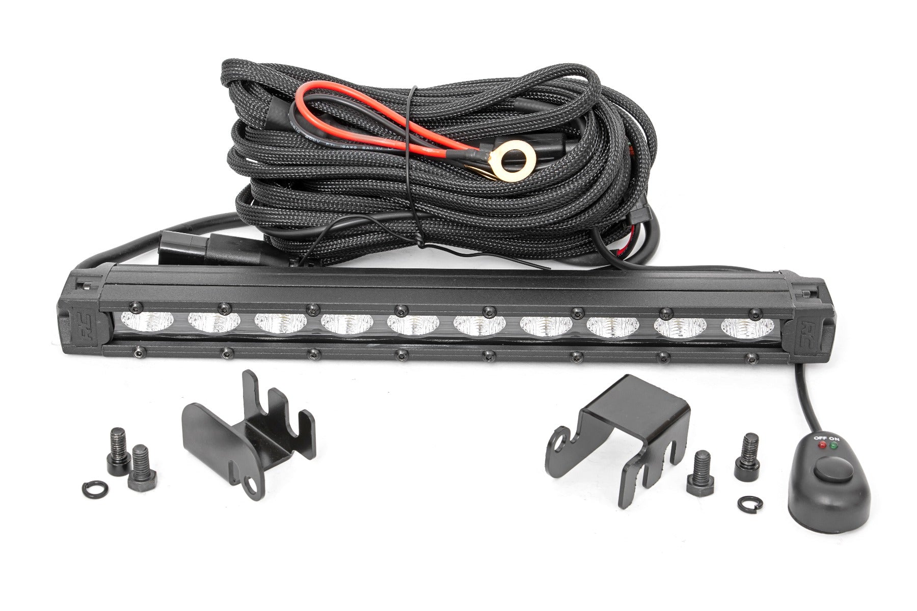 LED Light Kit | Rear Mount | 10" Black Slimline | Honda Talon (19-21)