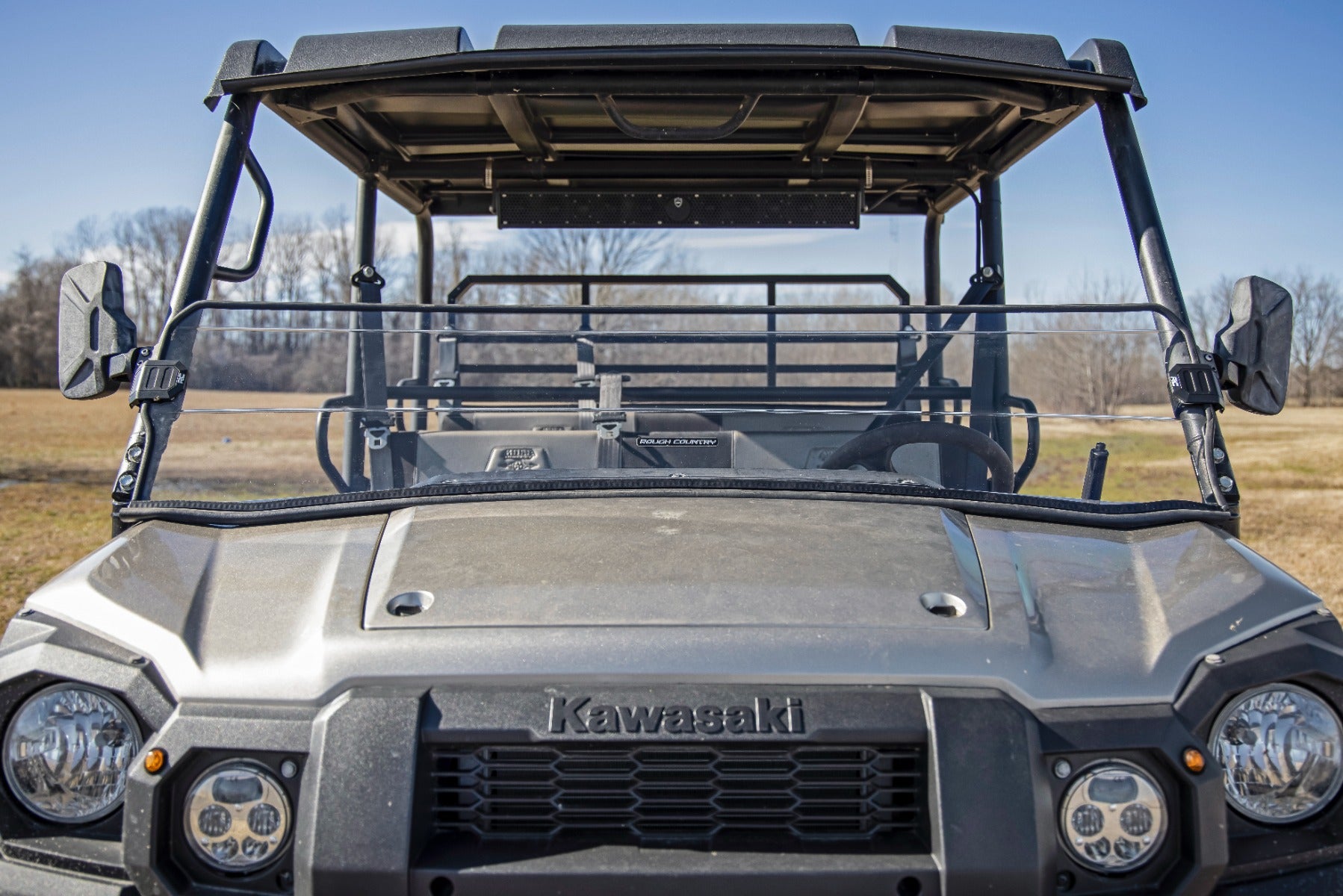 Half Windshield | Scratch Resistant | Kawasaki Mule