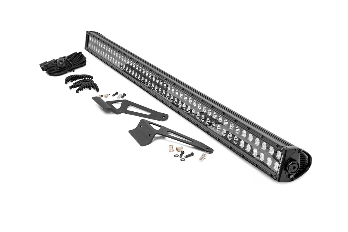 LED Light | Windshield | 50" Black Dual Row | Can-Am Defender HD 5/HD 8/HD 9/HD 10