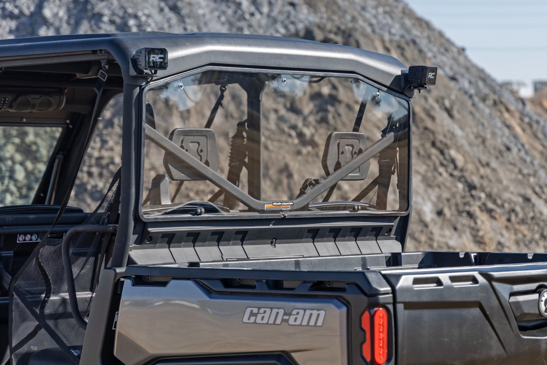 Rear Cab Panel | Scratch Resistant | Can-Am Defender HD 8/HD 9/HD 10
