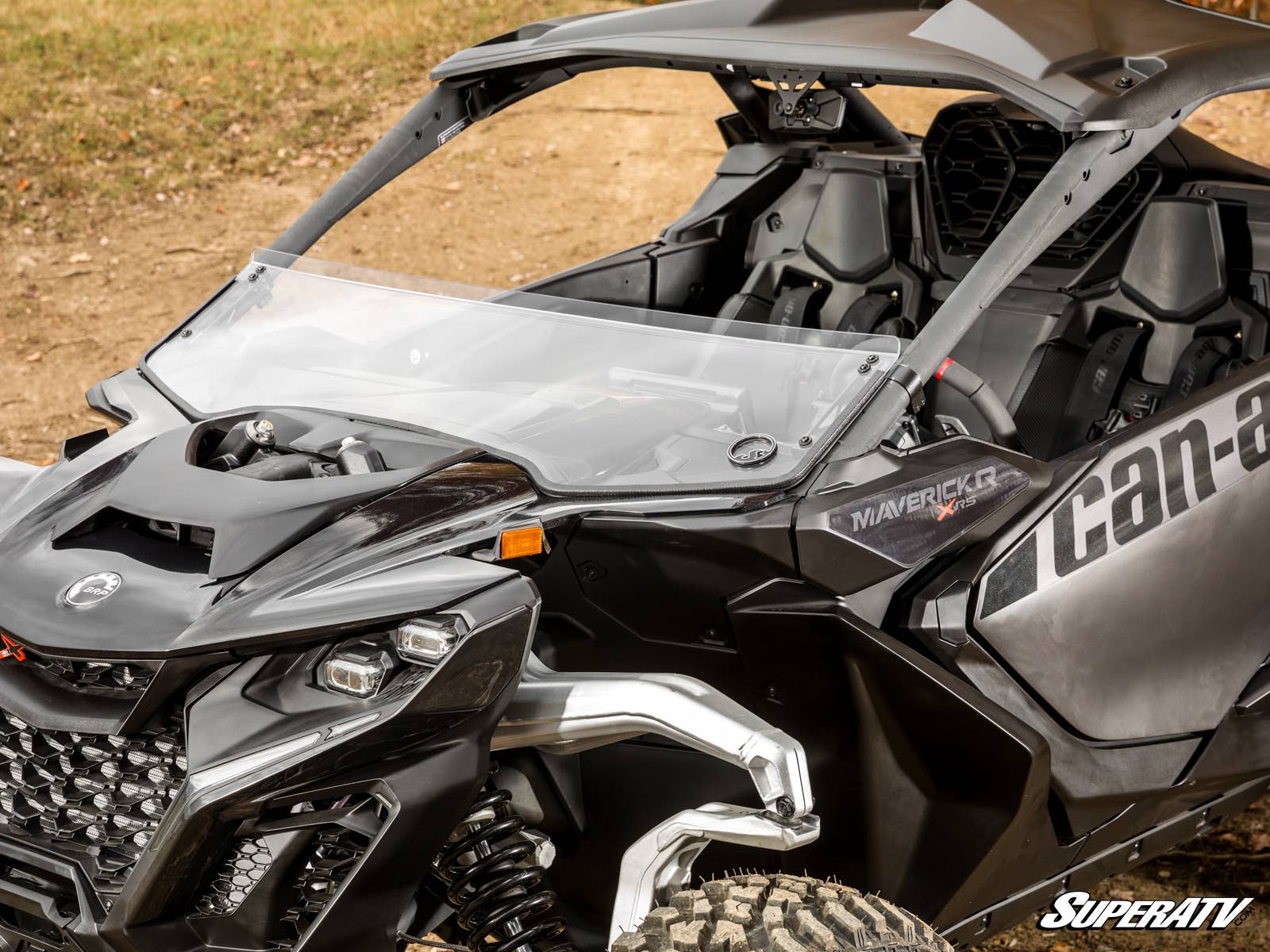 CAN-AM MAVERICK R SCRATCH-RESISTANT HALF WINDSHIELD