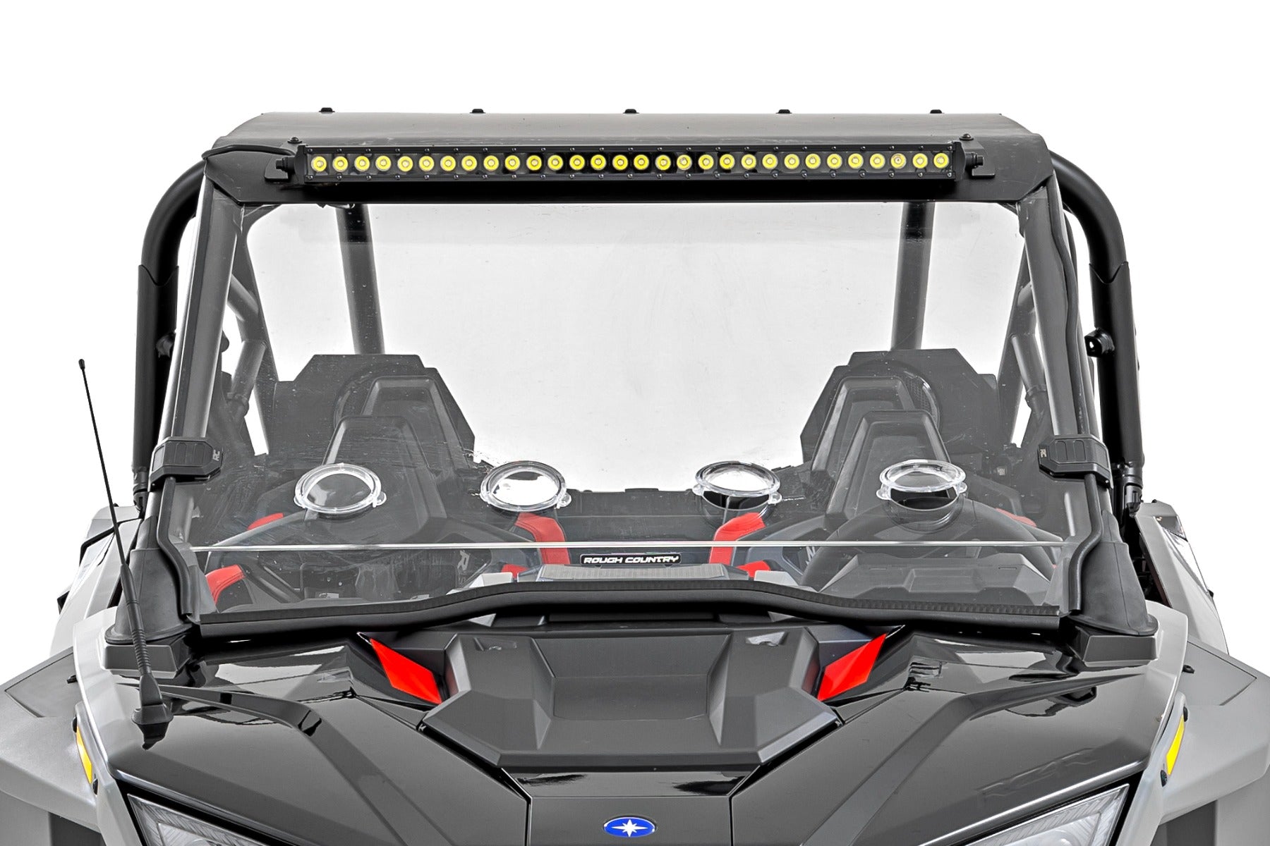 30" Single Row Light Mount | Front | Black Series | Polaris RZR Turbo R 4WD