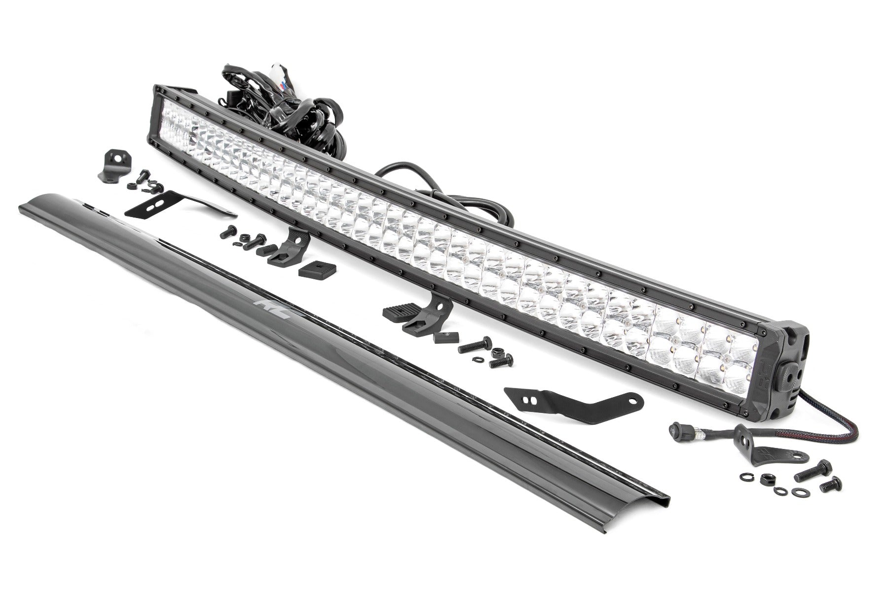 LED Light | Front Mount | 40" Chrome Dual Row | White DRL | Honda Talon 1000