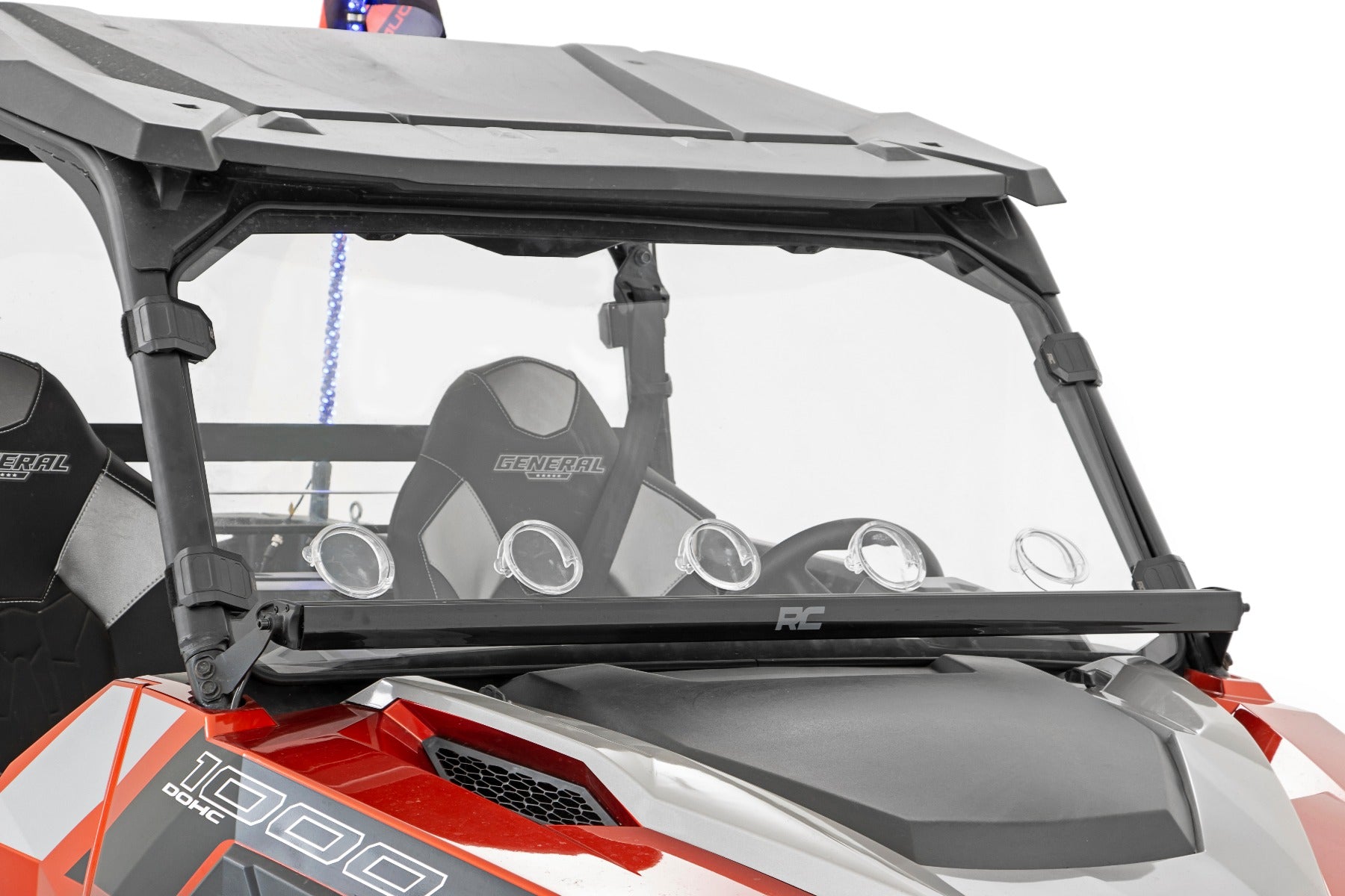 Vented Full Windshield | Scratch Resistant | Polaris General (20-22)