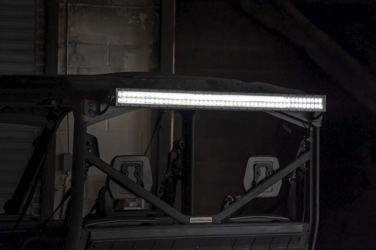 LED Light Kit | Cab Mount | 50" Black Dual Row | Can-Am Defender HD8 (16-21)