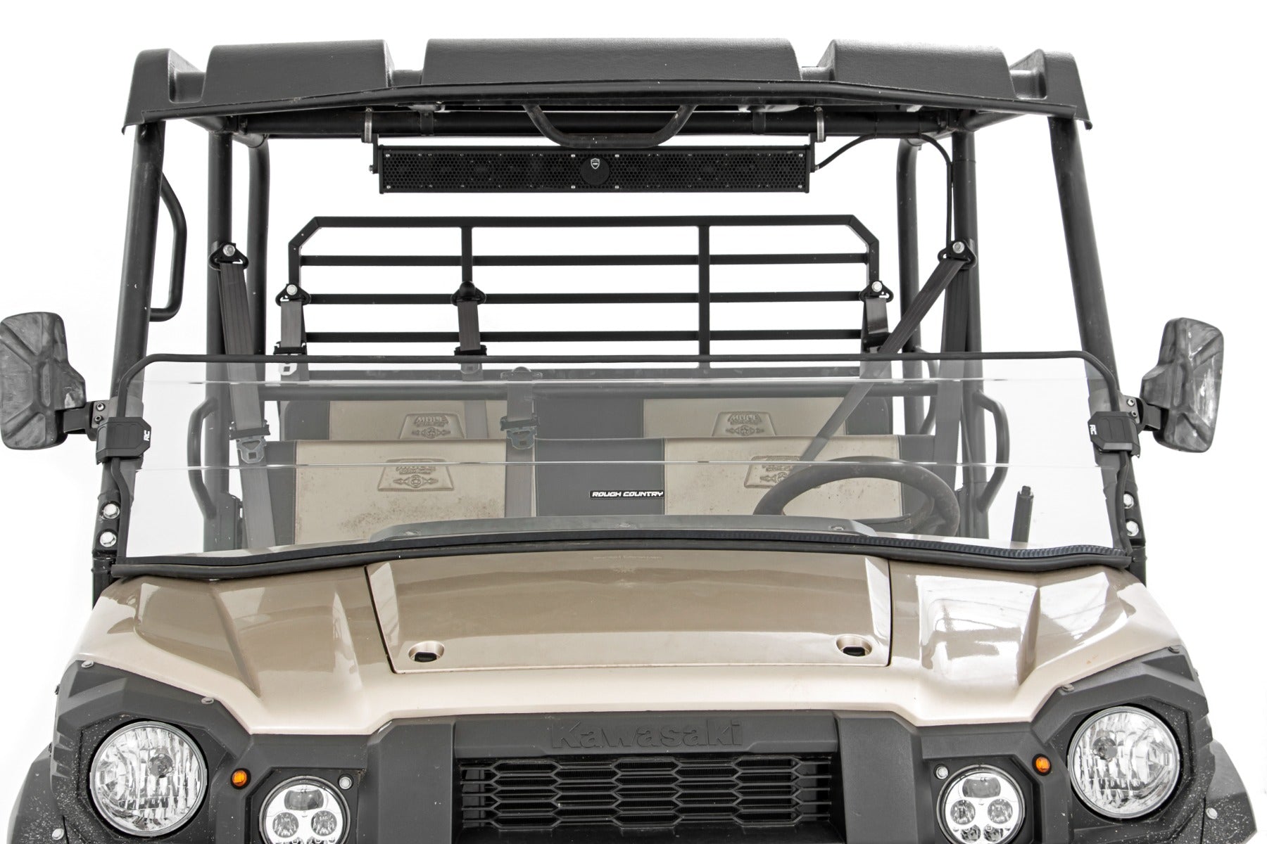 Half Windshield | Scratch Resistant | Kawasaki Mule