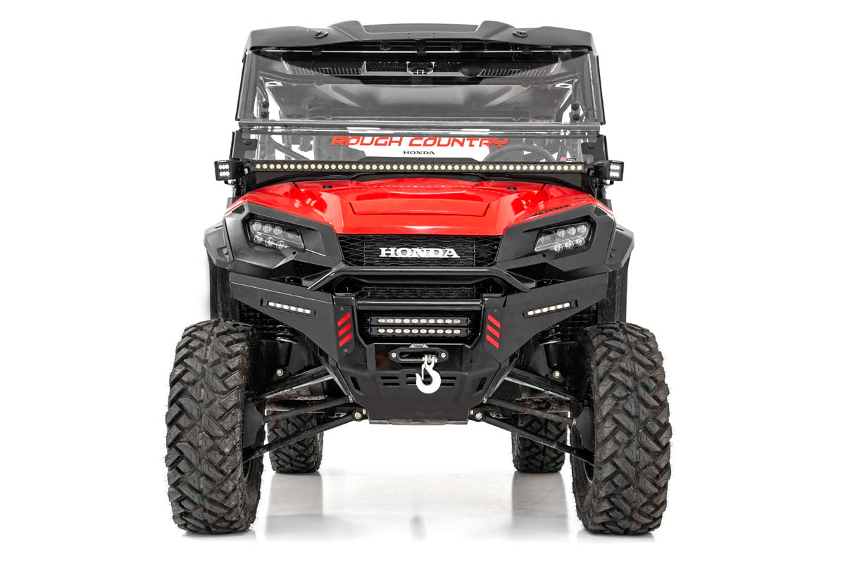 LED Light | Cage Mount | 50" Black Single Row | Honda Pioneer 1000/1000-5