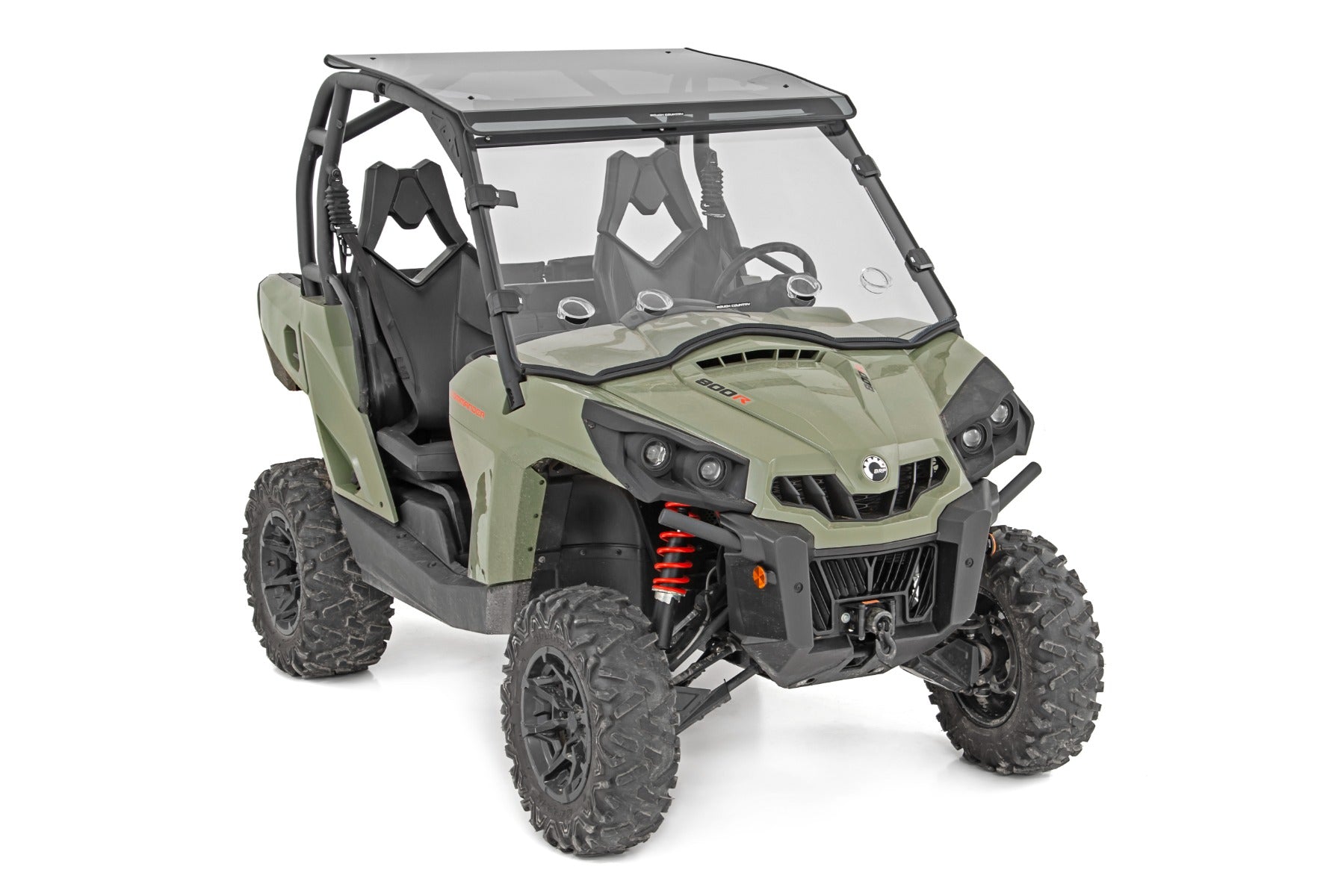 Vented Full Windshield | Scratch Resistant | Can-Am Commander 1000