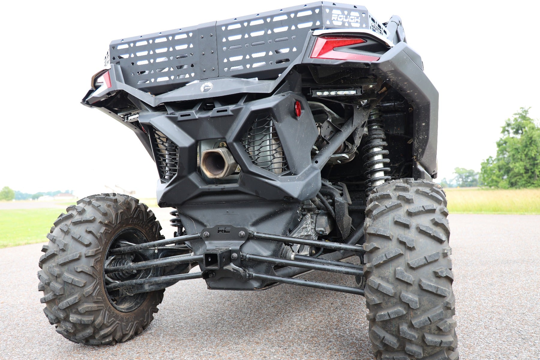 LED Light | Tail Light Mount | 6" Black Slimline Pair | Can-Am Maverick X3