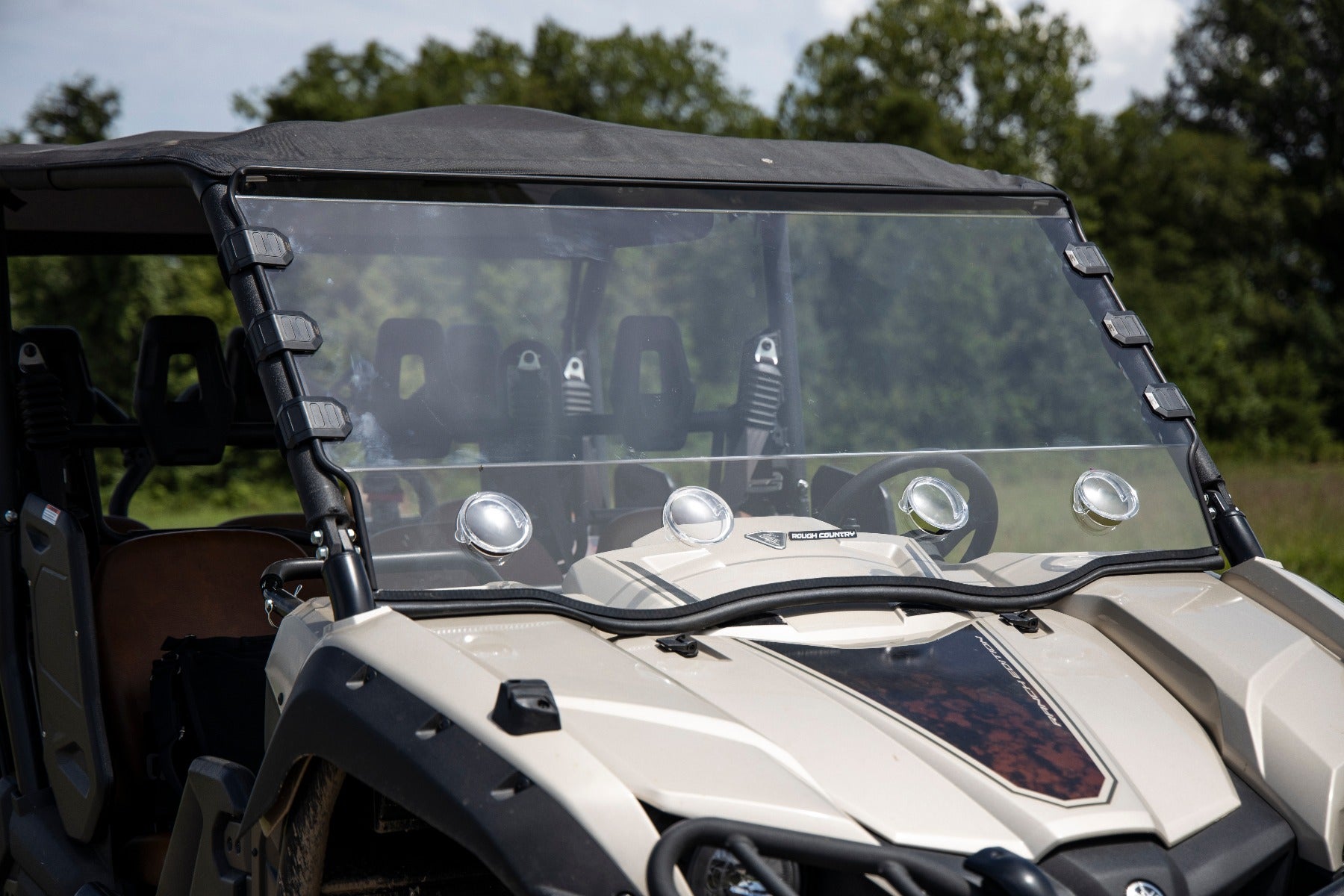 Vented Full Windshield | Scratch Resistant | Yamaha Viking