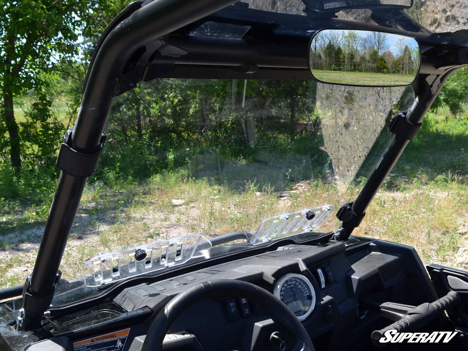 POLARIS RZR XP 1000 SCRATCH RESISTANT VENTED FULL WINDSHIELD