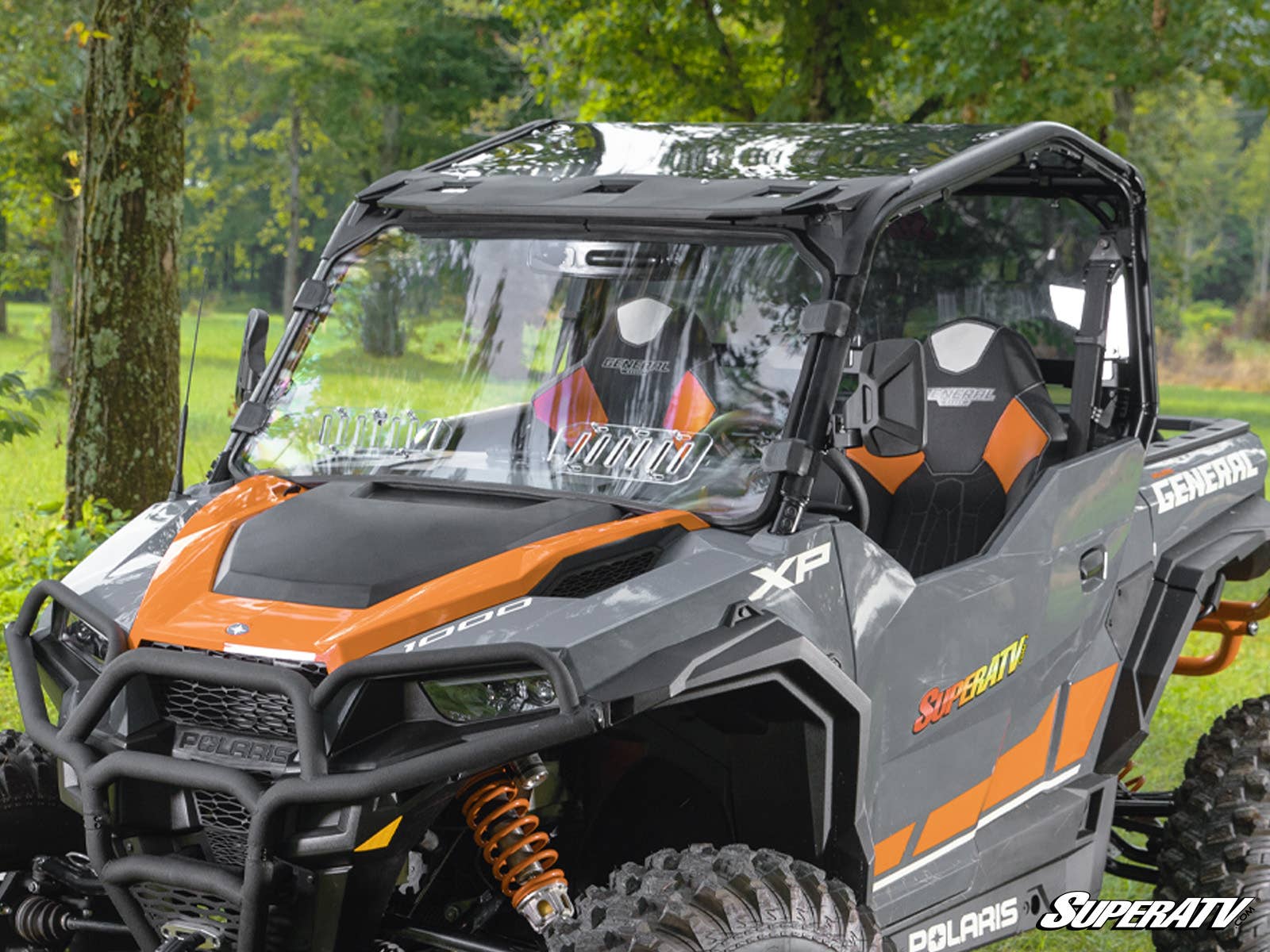 POLARIS GENERAL XP 1000 SCRATCH-RESISTANT VENTED FULL WINDSHIELD