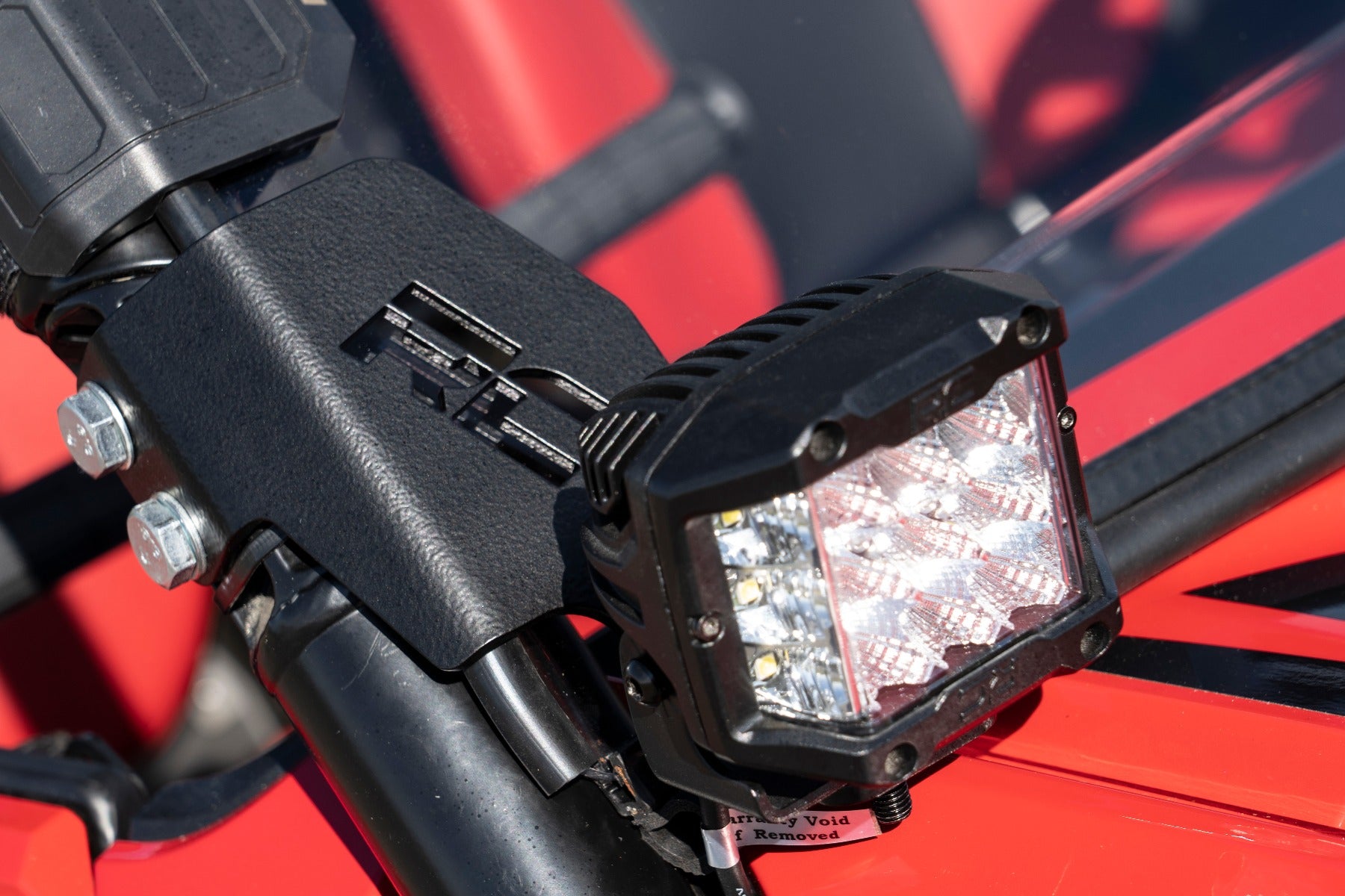 LED Light Kit | Cage Mount | 2" Black Pair | Honda Talon 4WD (19-22)